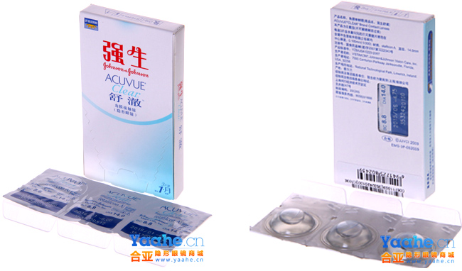 强生舒澈月抛隐形眼镜3片装
